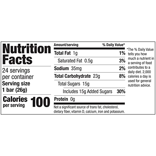 Now And Later Candy, Watermelon Flavor, 0.93 Ounce Bars (Pack Of 24)
