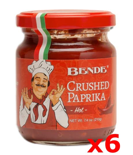 Crushed Paprika, (Like Eros Pista) - Hot (Bende) CASE (6x210g)