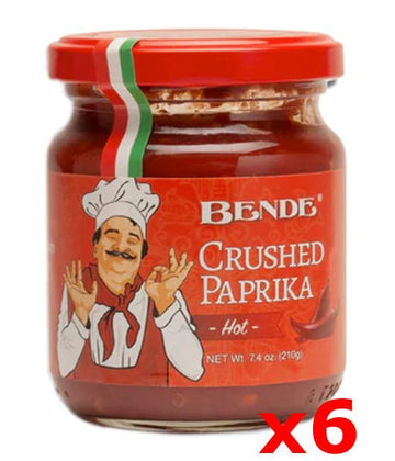 Crushed Paprika, (Like Eros Pista) - Hot (Bende) CASE (6x210g)
