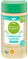 Organic Parmesan Grated Cheese (1 bottle, 8 oz.)