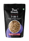 True Elements 7 In 1 Super Seeds & Nut Mix 125G - Pumpkin, Watermelon, Sunflower, Flax, Sesame, Chia Seeds & Soynuts | Mixed See