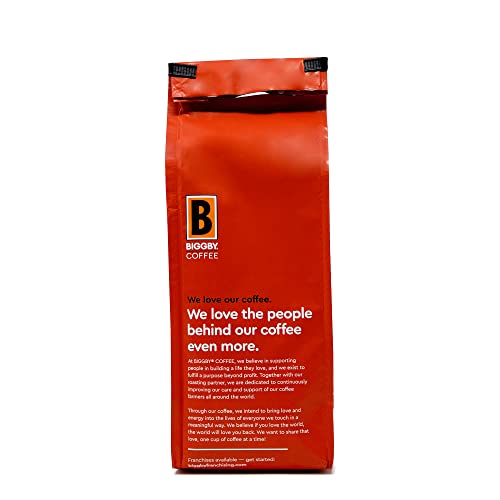 BIGGBY Vermont Maple Flavored Ground Coffee, Medium Roast, 12 oz Vacuum Sealed Bag