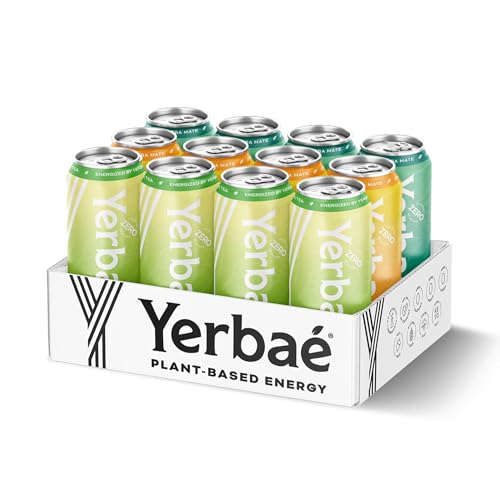 YERBAÉ Yerbaé Variety Flex Pack - Functional Energy Drink, 0 Sugar, 0 Calories, 16oz (Pack of 12), Assorted Flavors