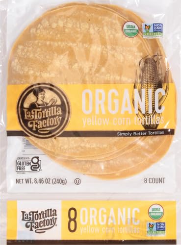 La Tortilla Factory, Tortillas Corn Organic, 8.46 Ounce