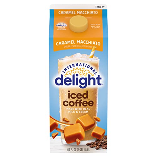 International Delight Iced Coffee, Caramel Macchiato Liquid, 64 oz.