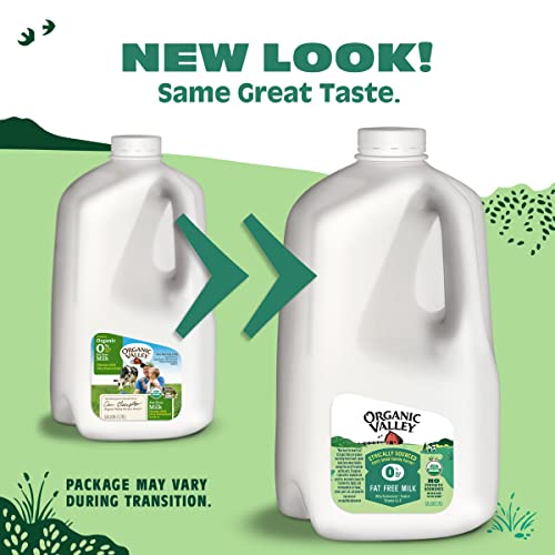 Organic Valley, Organic Skim Milk, 128 oz (Gallon)