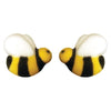 Black and Yellow Bumble Bee Edible Sugar Cake Toppers, 24 Count