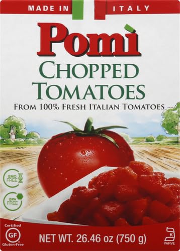 Pomi Tomatoes - Tomatoes Chopped - Case of 12 - 26.46 OZ(D0102HX2QUW.)