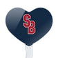 GRAPHICS & MORE Cupcake Picks Set of 6, Acrylic, Stony Brook University Heart Logo
