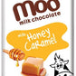 Moo Chocolates All Natural Milk Chocolate Mini Bars With Honey Caramel 0.7 Oz, 28 Ct (Pack Of 2) | 70 Calorie Snacks For On-The-