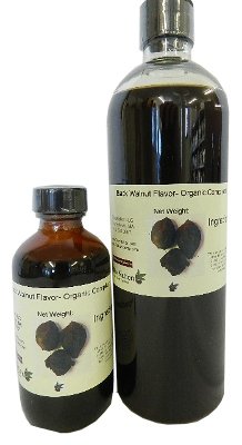 OLIVENATION Premium Black Walnut Flavoring Extract, Non-GMO, Gluten Free, Vegan, 8 Fl Oz