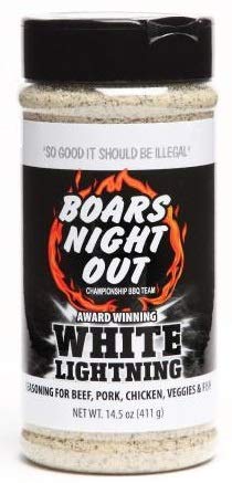 Boars Night Out 3 Pack Seasoning - White Lightning - Double Garlic - Rubber - Multicolor
