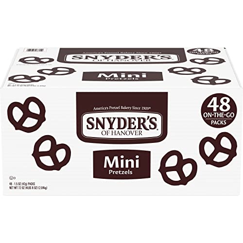 Snyders Of Hanover, Mini Pretzels, Individual Packs, 48 Ct
