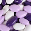 Lavender Purple And White Jordan Almonds Medley By Its Delish, 5 Lbs Bulk | Sweet Hard Candy Coating - Perfect For Wedding Favor