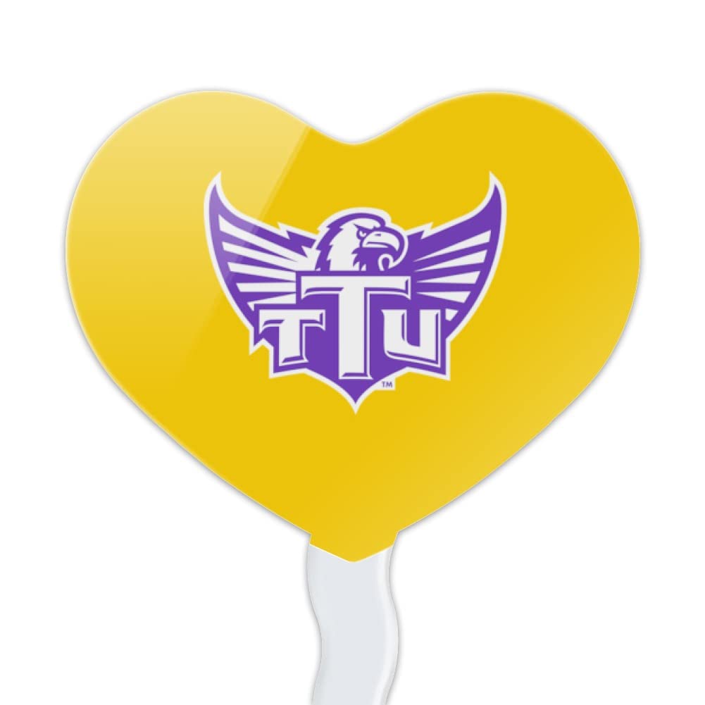 GRAPHICS & MORE Cupcake Picks Set of 6 - Acrylic, Tennessee Technological University, Heart Decoration, One Size, Model CUPCAKE.HEART.CLCTNT.Z007752