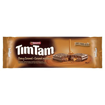 Arnott’S Tim Tam Chewy Caramel Chocolate Biscuits – 175G (6.2Oz) – Classic Australian Treat