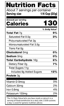 Omega 3 Nice Nut Trail Mix: Cranberries, Almonds, Walnuts & Pumpkin Seeds, Snacking Snack Food Treat 7oz Bag