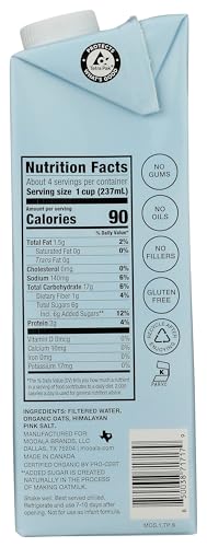 MILK OAT ORGANIC SIMPLE