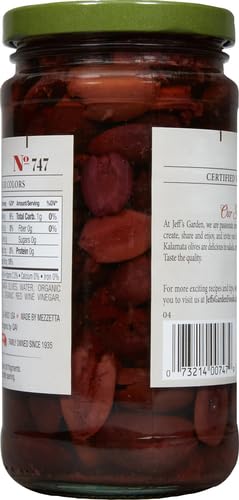 Jeffs Naturals Organic Sliced Greek Kalamata Olives - 7 oz