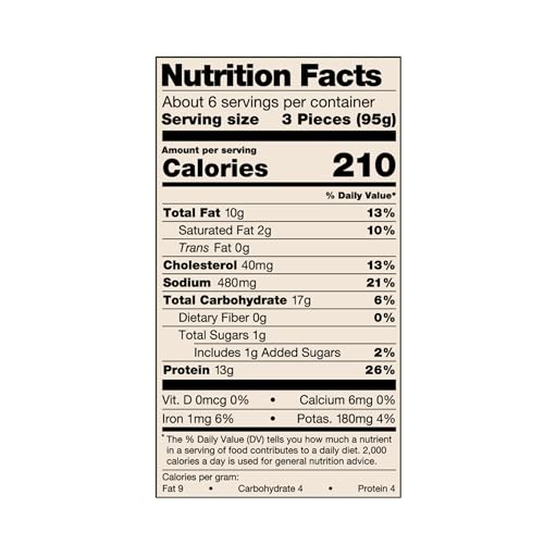 Perdue Simply Smart Organics Breaded Chicken Breast Tenders Gluten Free, 22 oz. (Frozen)