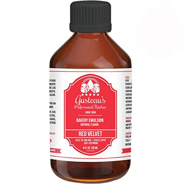 Gusteau's - Red Velvet Flavor Bakery Emulsion, 4 fl oz (100ml) (Red Velvet)