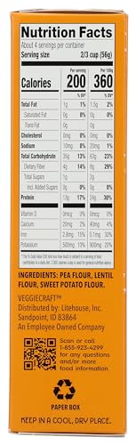 Veggiecraft - Penne Pasta Sweet Potato - Case of 12-8 OZ (12x8 OZ)