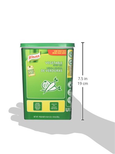 Knorr Professional Vegetable Soup Mix Vegetarian  No Artificial Flavors  No added MSG  19.01 oz  Pack of 6