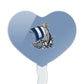 GRAPHICS & MORE Heart Cupcake Picks Set of 6, Acrylic, One Size, Western Washington University