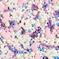 Unicorn Tracks Natural Confetti Sprinkles by Supernatural, Heart & Star Shapes, No Artificial Dyes, Soy Free, Gluten Free, Vegan