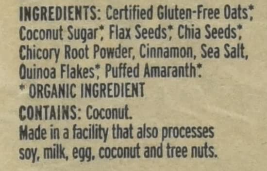 Purely Elizabeth, Superfood Vegan Oatmeal, Classic Cinnamon, 9.12 Oz, 6 Packets