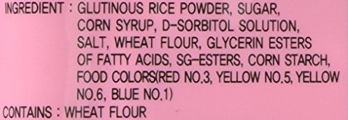 Mochi Sweet Rice Cakes Mini Sweet Rice Cake - Rainbow 300G 10.58Oz