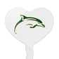 GRAPHICS & MORE Cupcake Picks Set of 6, Acrylic, Heart Love Design, Le Moyne College, One Size