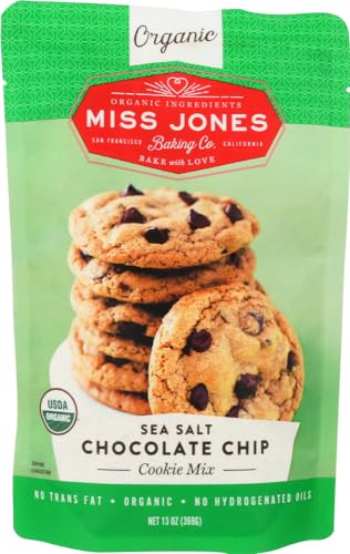 Miss Jones Baking Co Sea Salt Chocolate Chip Cookie Mix - Case Of 6 - 13 Oz(D0102H5Npnp)