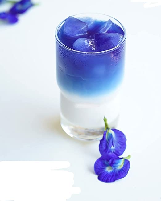 Butterfly Pea Flower Tea Butterfly Pea Tea Rich In Antioxidants Edible Dried Herbal Flowers For Blue & Purple Drinks And Food Co