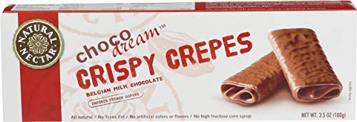 Natural Nectar Crispy Crepes Belgium Milk Chocolate, 3.5 Oz