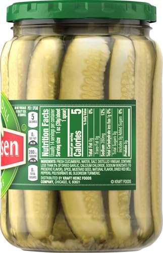 Claussen Kosher Dill Pickle Spears, 24 fl. oz. Jar