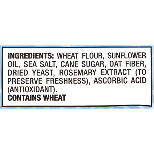 New York Style Bagel Thins, Simply Sea Salt, 6 Ounce (Pack of 2)