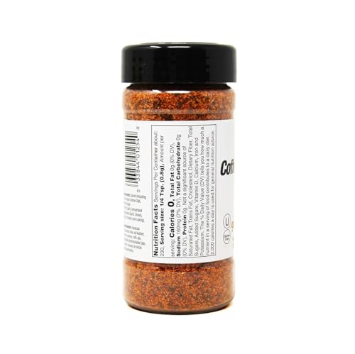 Badia Coffee Pepper Seasoning  6.5 oz - Chili Pepper  Coffee  Garlic  Brown Sugar Blend for Smoky Sweet Rub  Gluten Free  No Msg