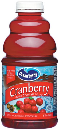 Ocean Spray Cranberry Juice Cocktail, 32 Fl Oz Bottles, Pack of 12