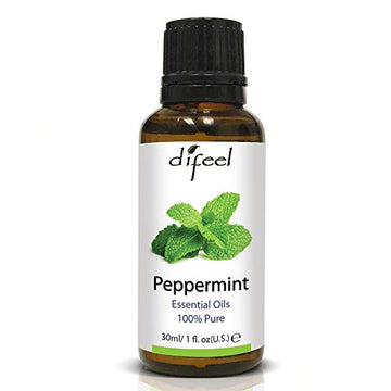 Difeel Essential Oils 100% Pure Peppermint Oil 1 Ounce