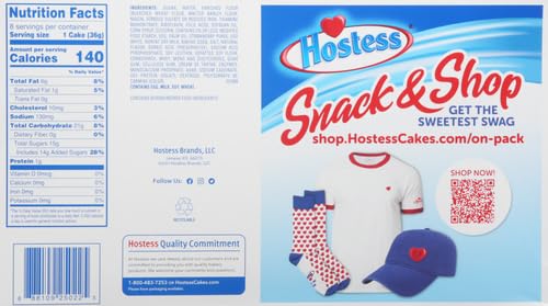 Hostess, Mini Cakes, Strawberry Cheesecake, 10 Ounce