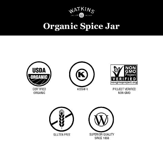 Watkins Gourmet Organic Spice Jar, Chai Powder, 4 Ounce (Pack Of 3)