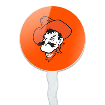 Oklahoma State University Cowboy Logo Secondary Cupcake Picks Toppers Decoration Set Of 6