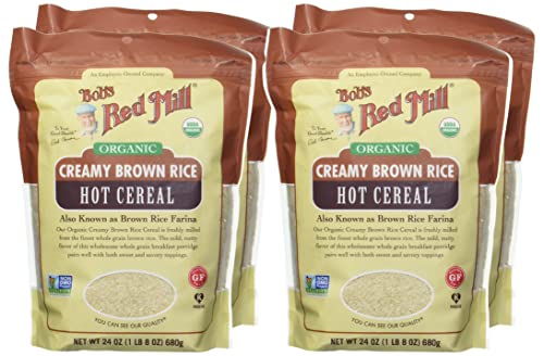 Bob'S Red Mill Cereal Brown Rice Hot Org, 24 Ounce, Pack Of 4