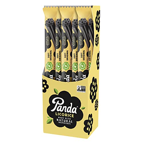 Panda A  Natural Soft Original Licorice  Pure Panda Black Licorice Candy Made With Only Four Natural Ingredients  Non-Gmo Projec