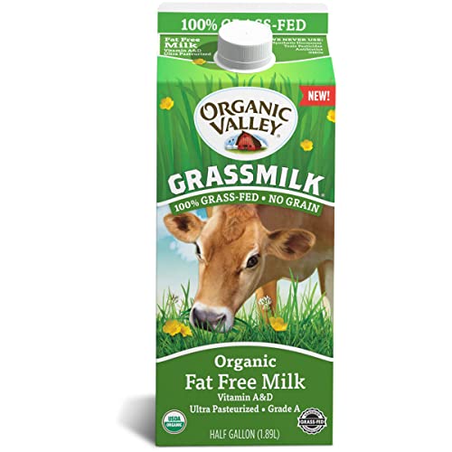 Organic Valley Grassmilk Fat Free Milk, Organic, 64 Fl Oz