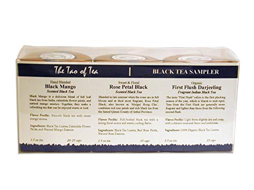 The Tao of Tea Black Tea Sampler, 3-Count Box