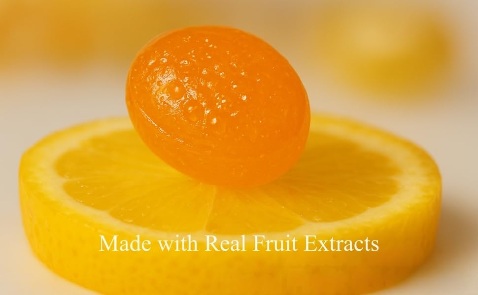 Andy Anand Chocolatier Sugar Free Hard Candy Orange & Lemon Mixed Flavored - Made in Italy Individually Wrapped Gluten Free Enha