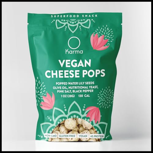 Karma Variety Popped Water Lily Seeds (Makhana) - 7 Flavor Variety Pack | Plant Based High Protein Gluten-free Nutritious Crunch