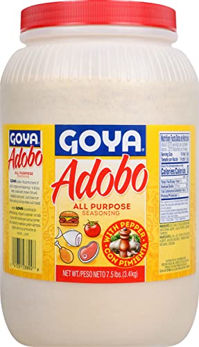 Goya Foods Adobo All Purpose Seasoning with Pepper, 7.5 Pound (Pack of 4)